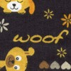 Black Woof Dog Pet Blanket