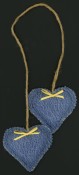 Denim String Heart