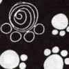 black and white swirled paws dog leash