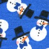 dark blue tossed snowmen cat collar