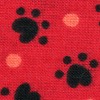 red heart paws dog leash