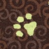 swirled paws dog leash