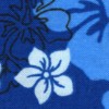 blue hibiscus cat collar
