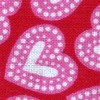 dotted hearts dog collar