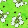 green hawaiian flowers cat collar