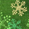 green snowflakes cat collar