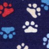 red white and blue paws cat collar