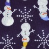sparkle snowmen dog collar