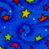 swirled stars cat collar