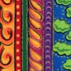 swirls & stipes cat collar