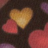 Tossed Hearts on Black