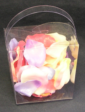 Rose Petal Guest Soaps in Take Out Box 